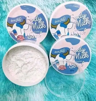 Dear Face Whitening Face Milk Scrub-300gm