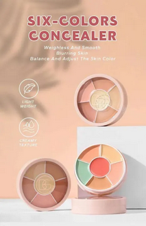 Beauty Glazed Softly 6 Colors Concealer Palette