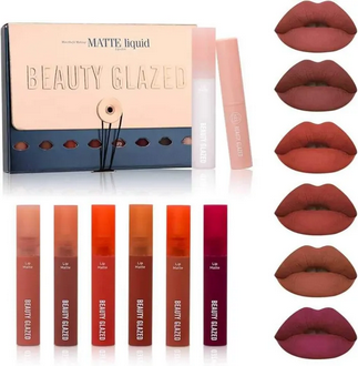 Beauty Glazed New 8pcs Mini Outfit Lip Set (Original)
