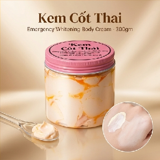 Kem Cot Thai Emergency Whitening Body Cream-300gm