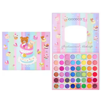 Hello Kitty 54 Colour Eyeshadow Palette Matte Eyeshadow Glittery Eyeshadow Shimmer Eyeshadow Colourful Eyeshadow