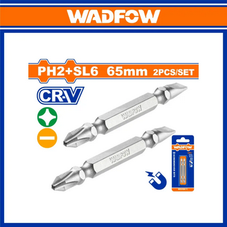 SCREWDRIVER BITS PH2+PH2 WADFOW-WSV0K12 / WSV0K11