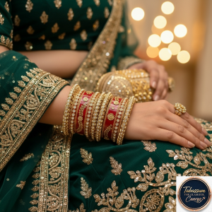 Rajasthani Tradition and Elegance: Exclusive Bridal Kundan Bangle Set