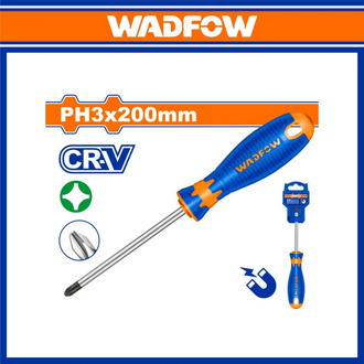 WADDFOW PHILLIPS SCREWDRIVER 8″-WSD2238