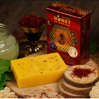Mall Zafran Honey Brightenign Soap Authentic and original-100gm