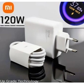 Xiaomi 120W Charger Turbo Charge EU Adapter with  Fast Charging Type-C Cable