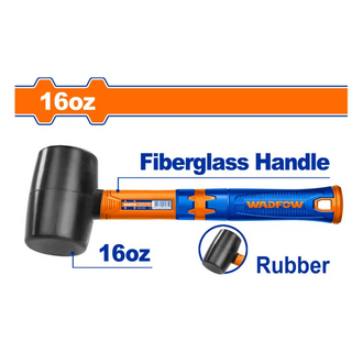 Wadfow Rubber Hammer 16oz/450g-WHM7302