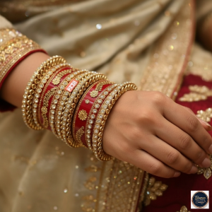 Rajasthani Tradition and Elegance: Exclusive Bridal Kundan Bangle Set