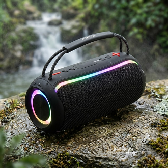 P PRO-8 Boombox 20W High Power Outdoor Wireless Subwoofer Bluetooth Speaker
