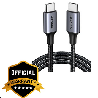UGREEN 70427 USB-C to USB-C PD Fast Charging Braided Cable 3A 1m