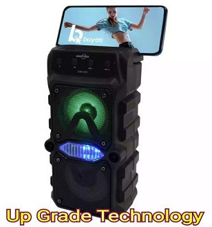 Rechargeable wireless Bluetooth Speaker GTS-1571 Microphone System with Microphone