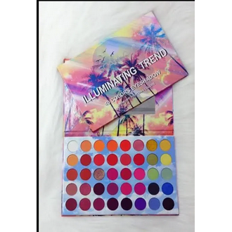 Illuminating Trend 40 Color Eyeshadow Palette Matte Eyeshadow Glittery Eyeshadow Shimmer Eyeshadow Colorful Eyeshadow