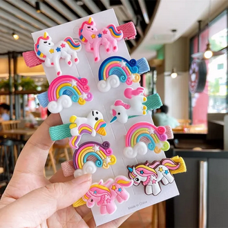 China Imported Cute Baby Hair Clip Set Cartoon Hair Clip Set for Girls