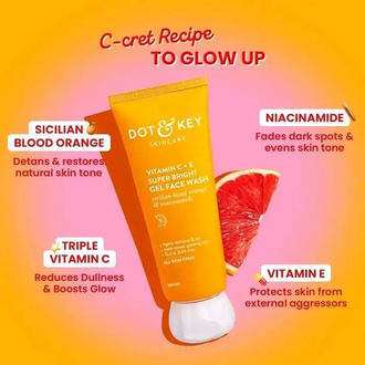 DOT & KEY Vitamin C + E Super Bright Gel Face Wash