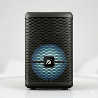 KTS 1279 Rechargeable Portable Wireless Remote Bluetooth Speaker with Karaoke