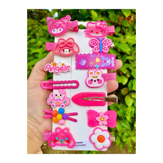 China Imported Cute Baby Hair Clip Set Cartoon Hair Clip Set for Girls