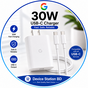 Google 30W Fast Power Adapter (USB-C) for Google Pixel Smartphones