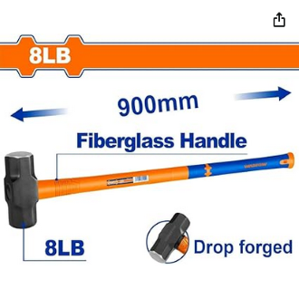Wadfow Sledge Hammer 8LB/900mm-WHM4308