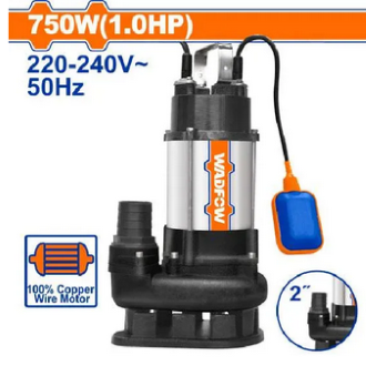 WADFOW 750W Sewage Submersible Pump (1.0HP)-WWPWA03