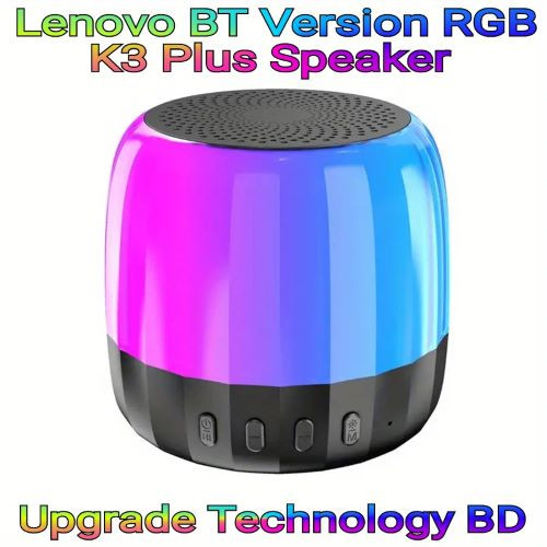 K3 Plus RGB Color Full Portable Hifi Bluetooth Wireless Speaker Waterproof