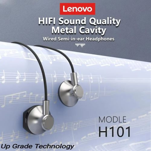 Lenovo H101 3.5mm In-ear Wired Heavy Bas Stereo Earphone with Mic