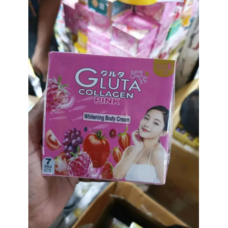 Gluta Collagen Pink Emergency Whitening Body Cream