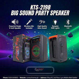 KTS 2198 Portable Bluetooth Speaker-Colorful Appearance, Stylish Design, Ideal Music Companion